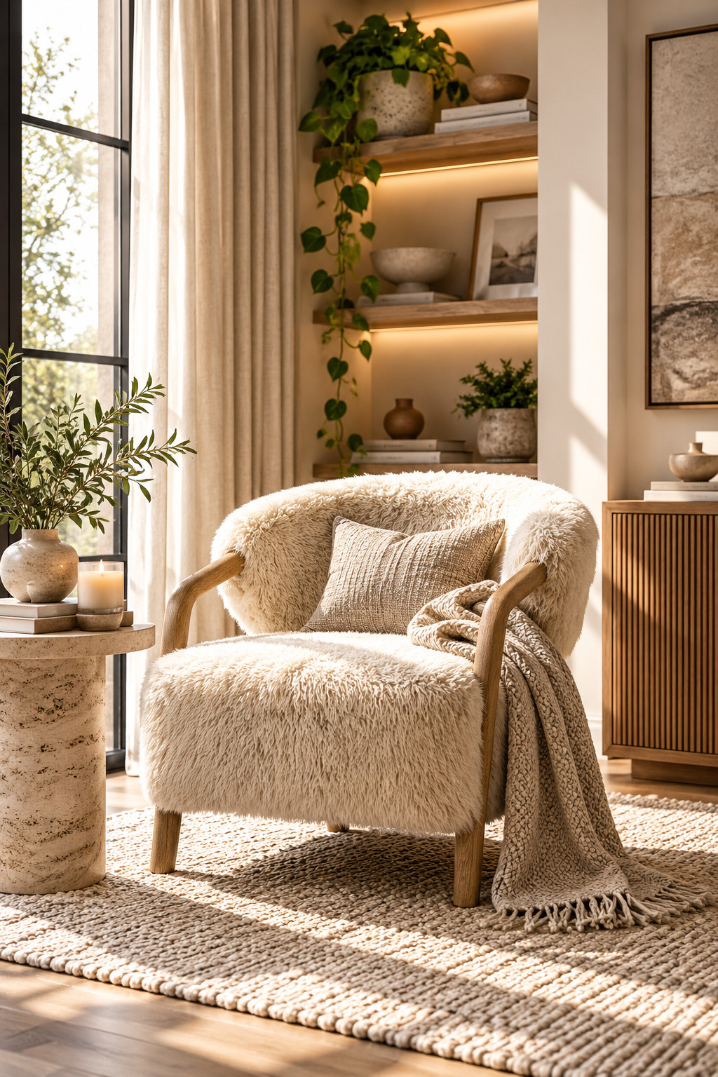 These shearling chair finds are exactly the kind of furniture I want around once fall starts. Soft, oversized, cozy, and still stylish enough to make the whole room feel more expensive. I especially love the creamy boucle and deeper brown tones for an earthy fall palette. 🍁
#WayfairFinds #FallFurnitureFinds #ShearlingChair #CozyFurniture #EarthyHomeDecor #FallLivingRoom #AccentChairInspo #NeutralHomeStyle #AutumnInteriors #CozyHomeDecor #WarmTones #FurnitureInspo #ReadingChair #FallHomeIdeas 

 #LTKSeasonal #LTKHome #LTKSaleAlert