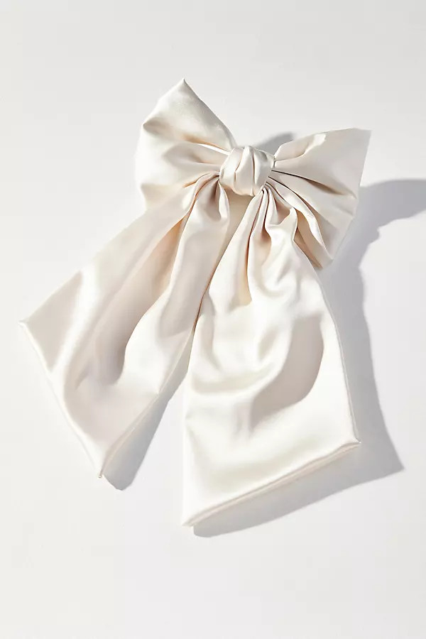 Satin Bow Barrette | Anthropologie (US)