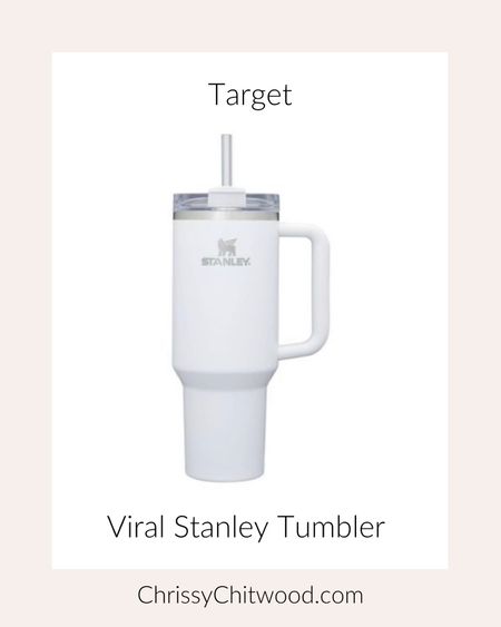 The viral Stanley tumbler is at Target! The white and pink are currently in stock! 

Target find, favorite finds, 40 oz tumblers, drinks cup, water bottle, trending product

#LTKhome #LTKfit #LTKFind