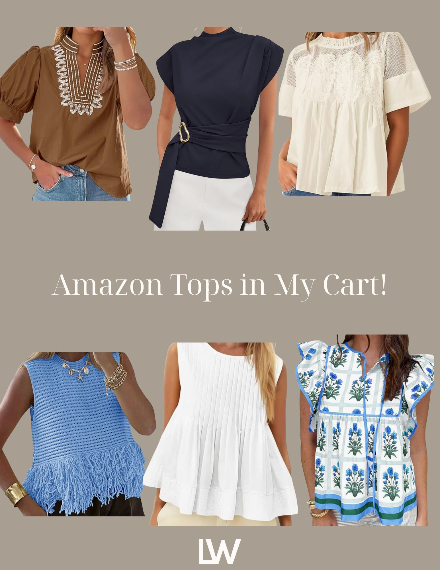 These tops are a great transition into Spring! Instant add to cart!  

 