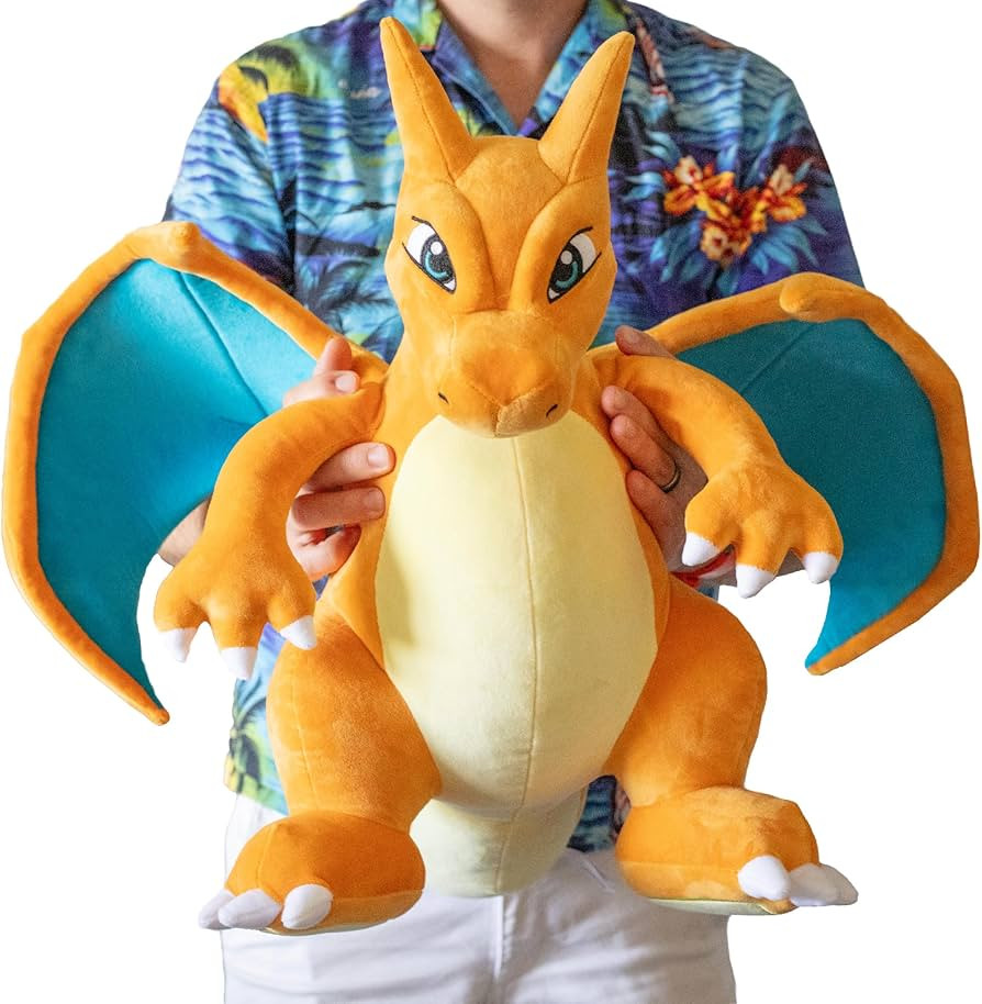 Pokemon 24" Jumbo Charizard Large Plush - Charmander Evolution Figure - Officially Licensed - Aut... | Amazon (US)