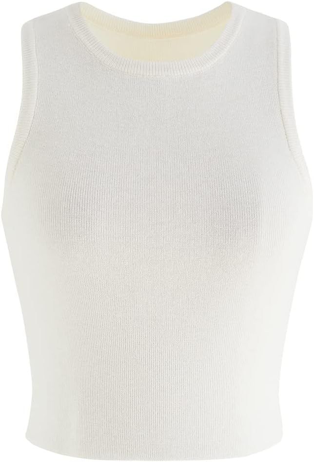 CHICWISH Women's Lithesome Comfort Knit Tank Top | Amazon (US)