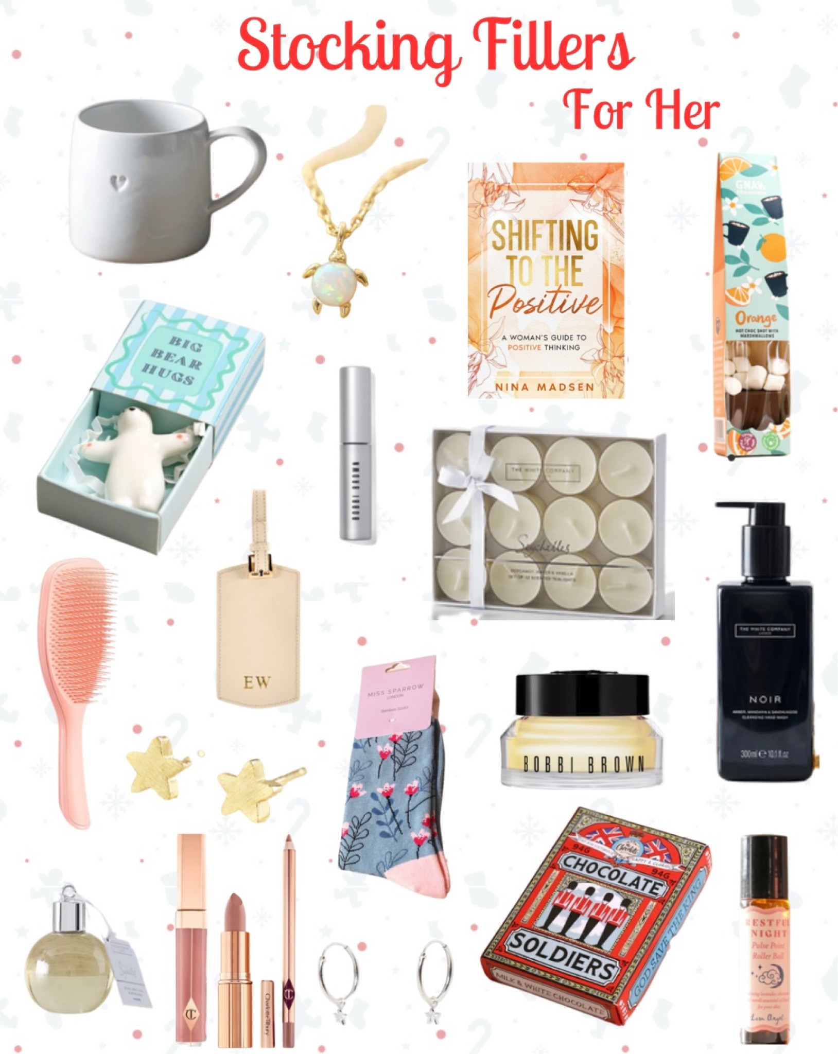 Stocking fillers, stocking presents for her, gift guide, gifts for her, presents for her, Christmas presents, Christmas gifts 

#LTKHoliday #LTKCyberSaleUK #LTKGiftGuide