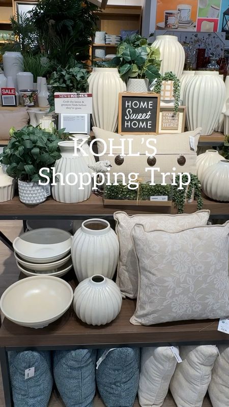 Kohls shopping trip! Lots of cute new spring decor coming out! Plus it’s the friends and family sale until March 17th!!! Use code: FRIENDS20 for 20% off!!! #springdecor 

#LTKhome #LTKsalealert #LTKSeasonal