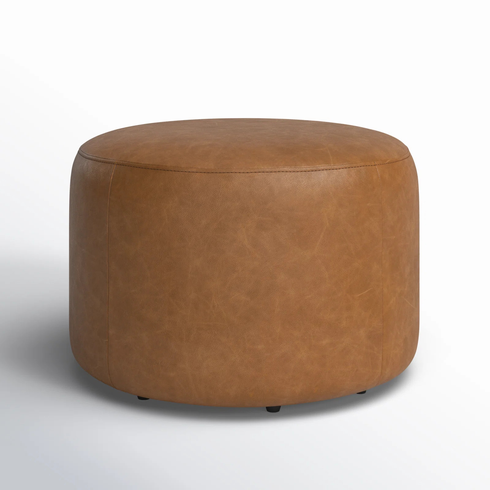 Danva Genuine Leather Ottoman | Joss & Main