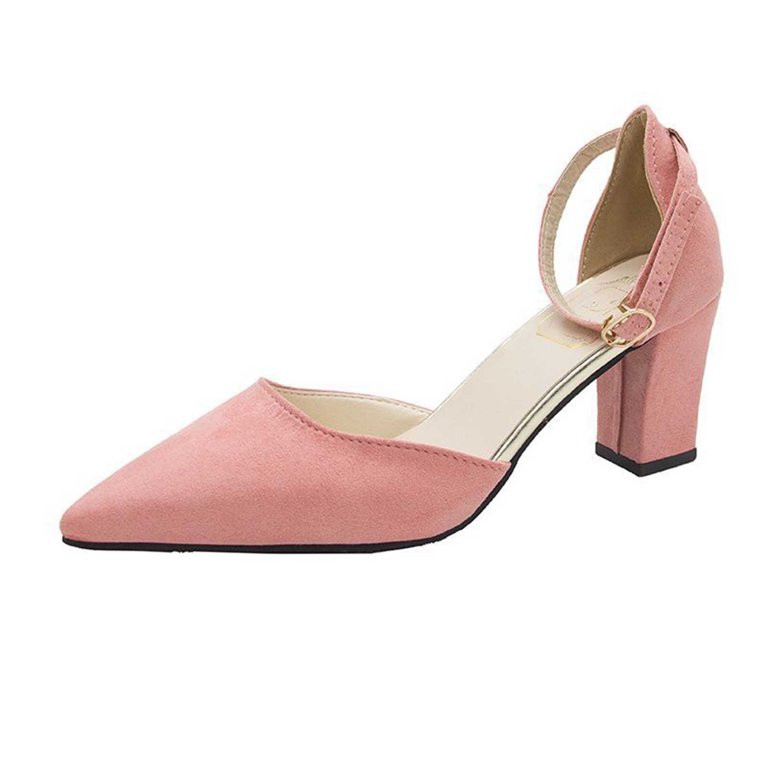 Hvyesh Closed Toe Heels for Women, Pointed Toe High Heels Pump Shoes for Womens Heels Closed Poin... | Walmart (US)