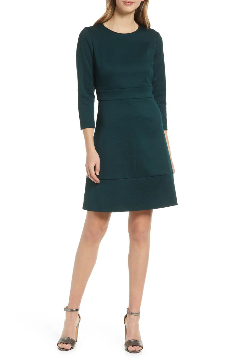 Eliza J Plaid A-Line Dress | Nordstrom | Nordstrom