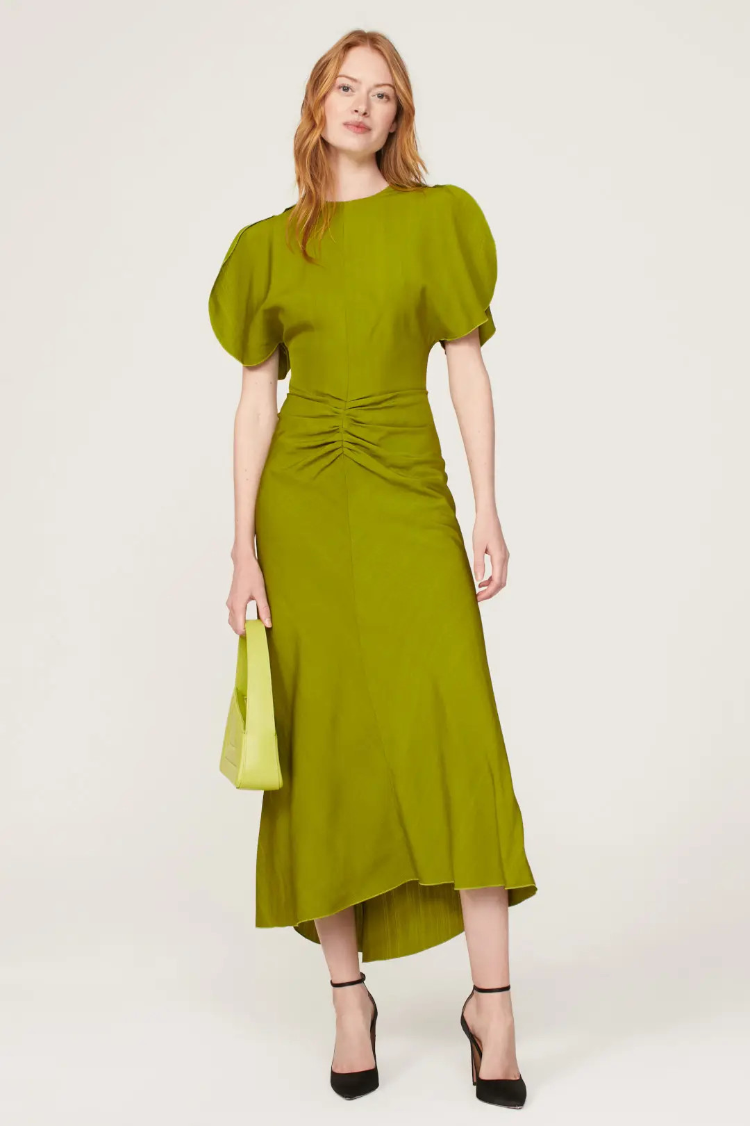Victoria Beckham Gathered Waist Dress | Rent the Runway