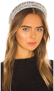 SHASHI Empress Headband in Black & Crystal from Revolve.com | Revolve Clothing (Global)