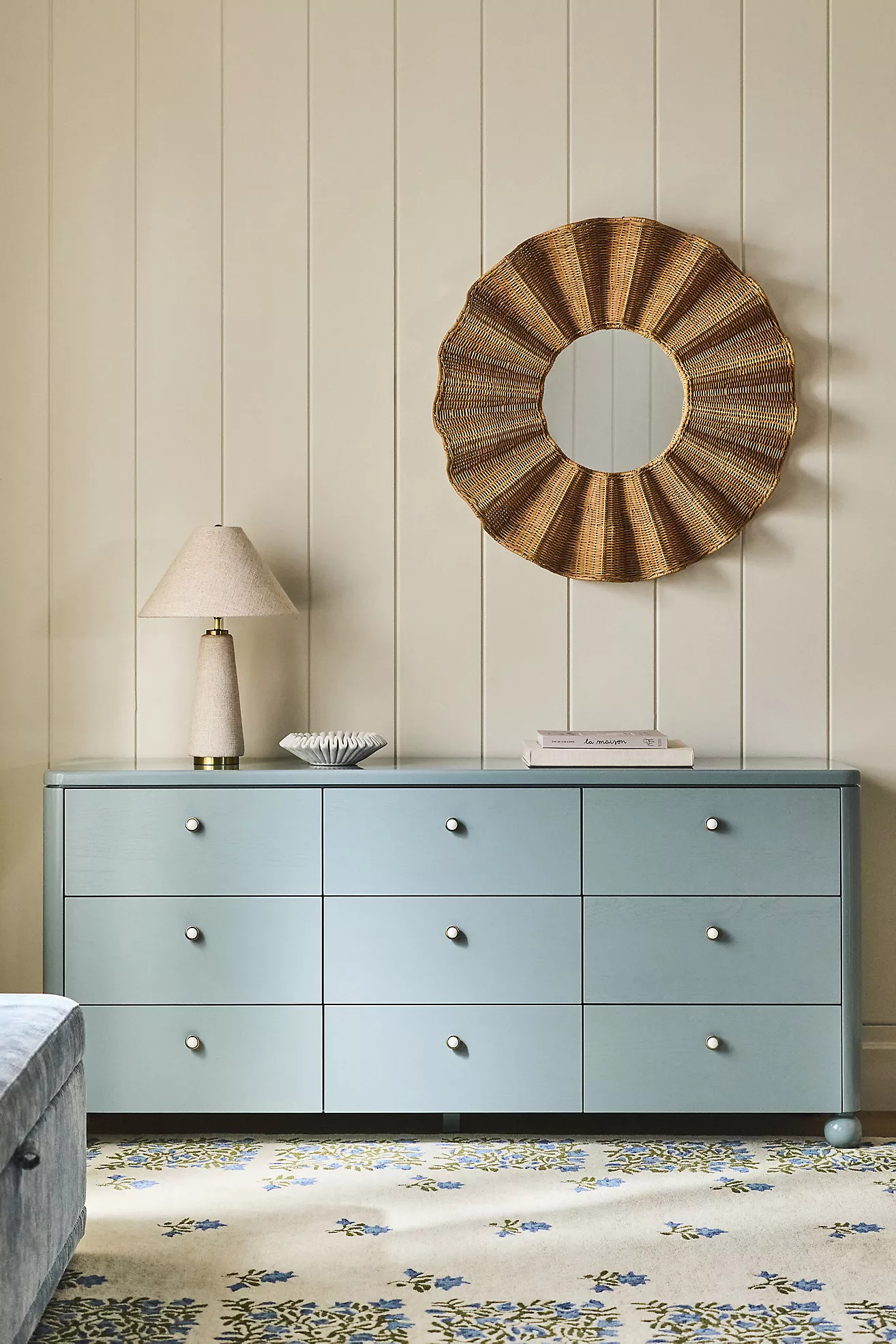 Tasha Lacquer Nine-Drawer Dresser | Anthropologie (US)