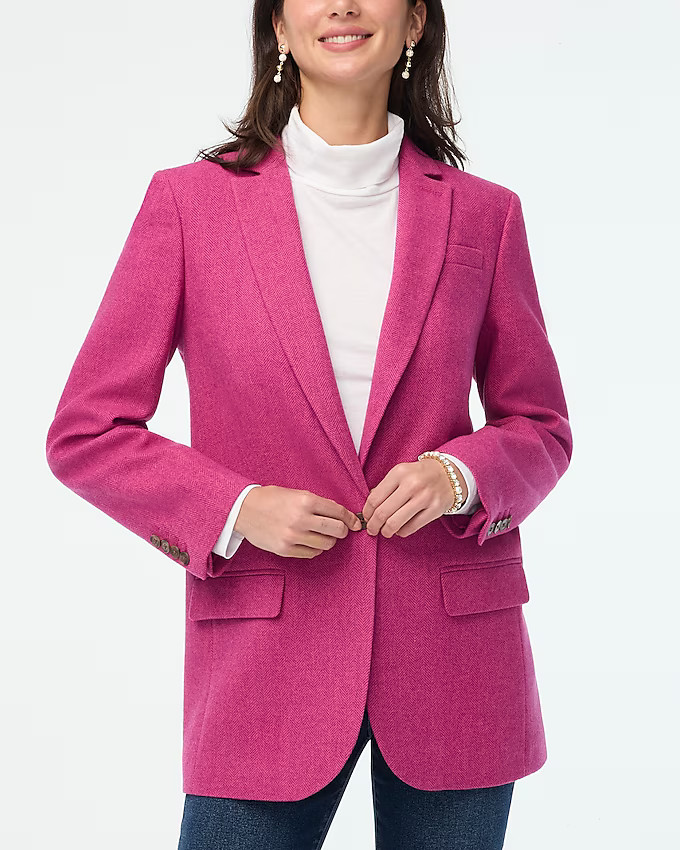 Relaxed one-button blazer | J.Crew Factory