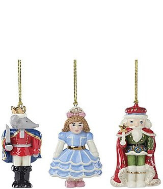 Lenox Nutcracker Ballet Collection Porcelain Ornaments Set of 3 | Dillard's