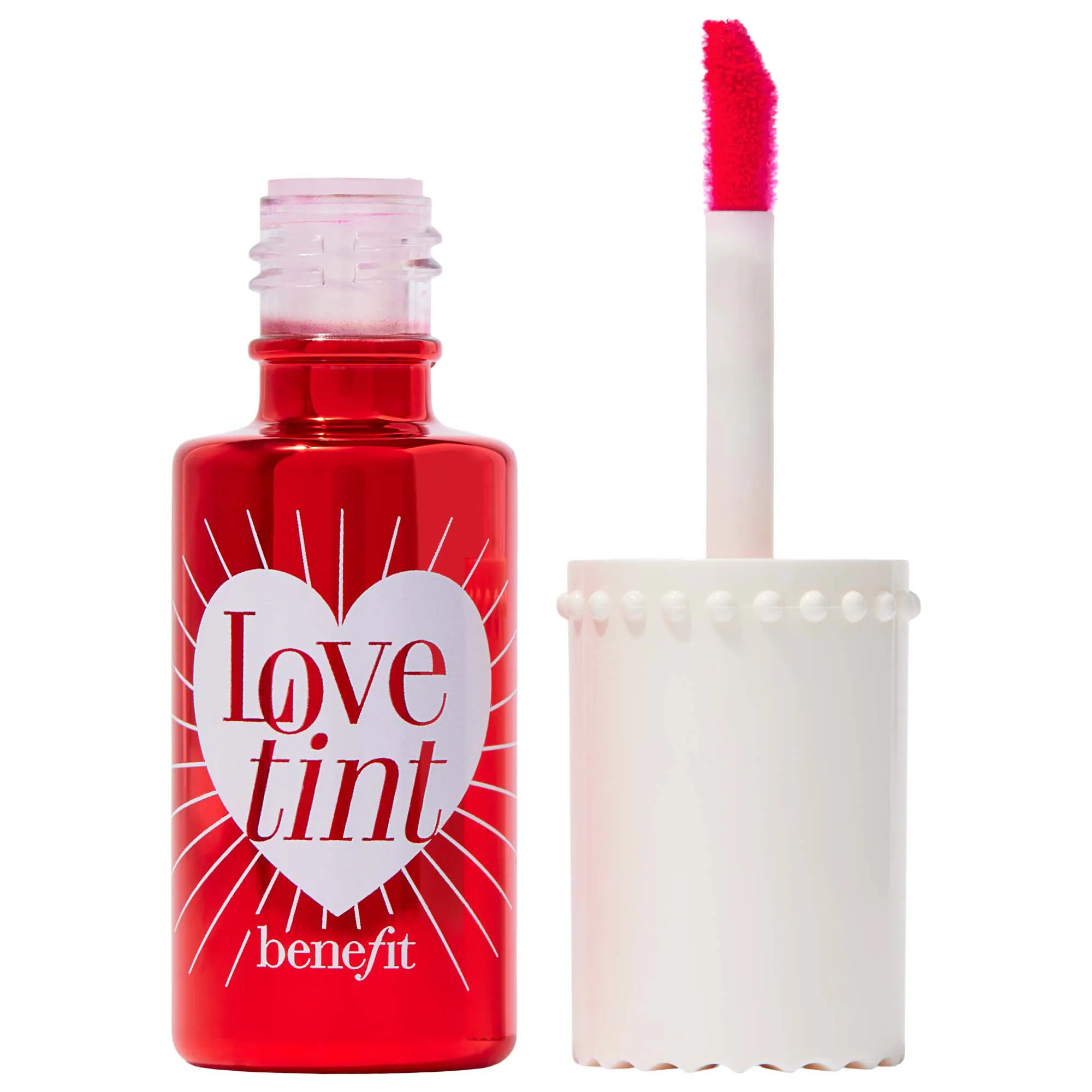 Benefit Cosmetics Benetint Liquid Lip + Cheek Blush Stain Lovetint 0.2 oz/6 mL | Sephora (US)