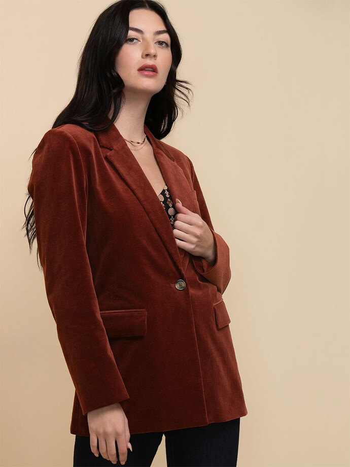 Fine Wale Corduroy Blazer | Ricki's