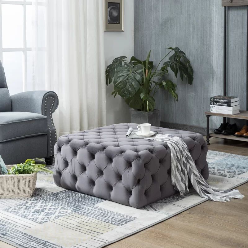 Bryleigh Tufted Cocktail Ottoman | Wayfair North America