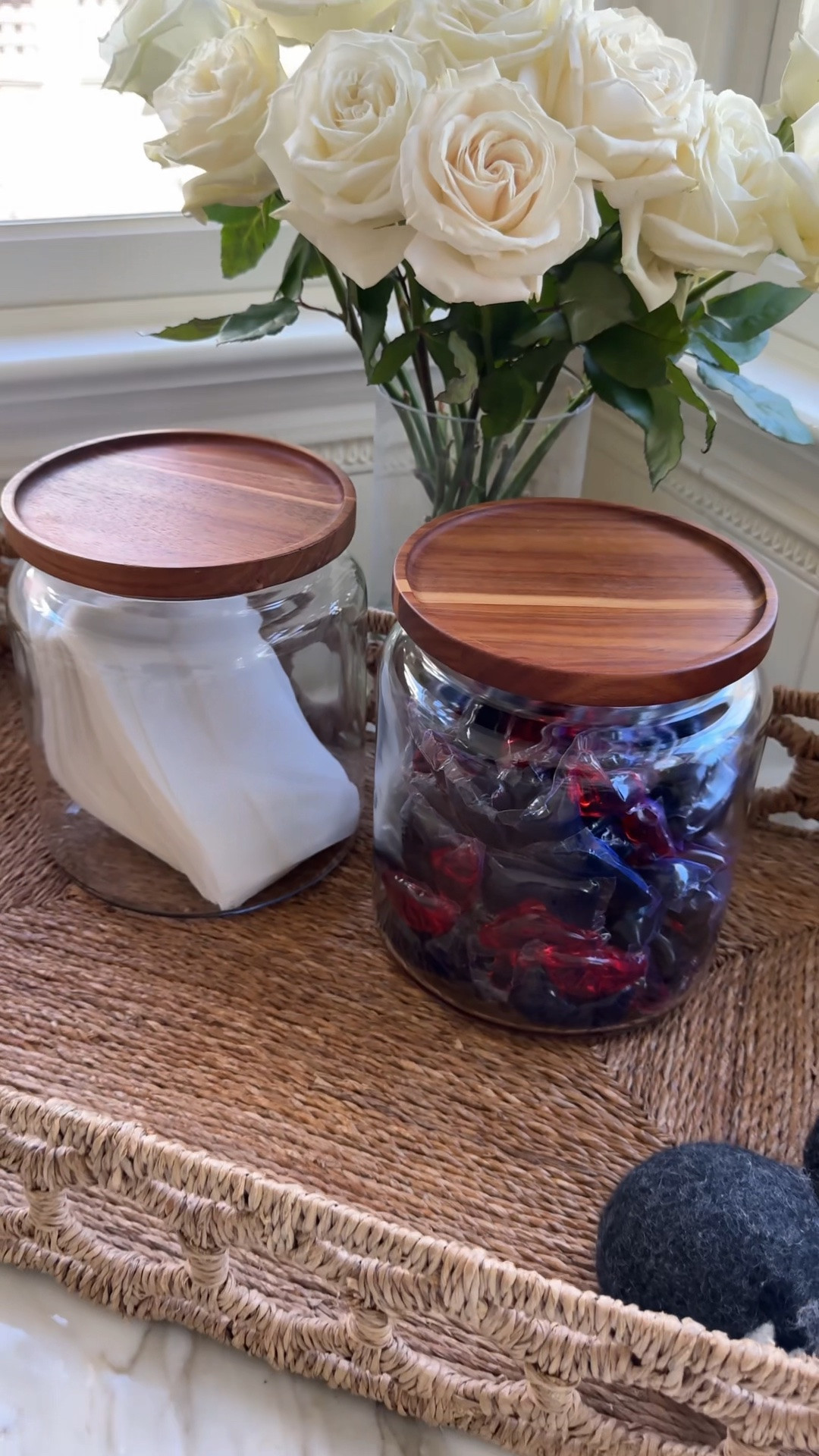 Both the airtight anchor jars and tray are on major sale! These are great for a laundry room!

#LTKSaleAlert #LTKHome