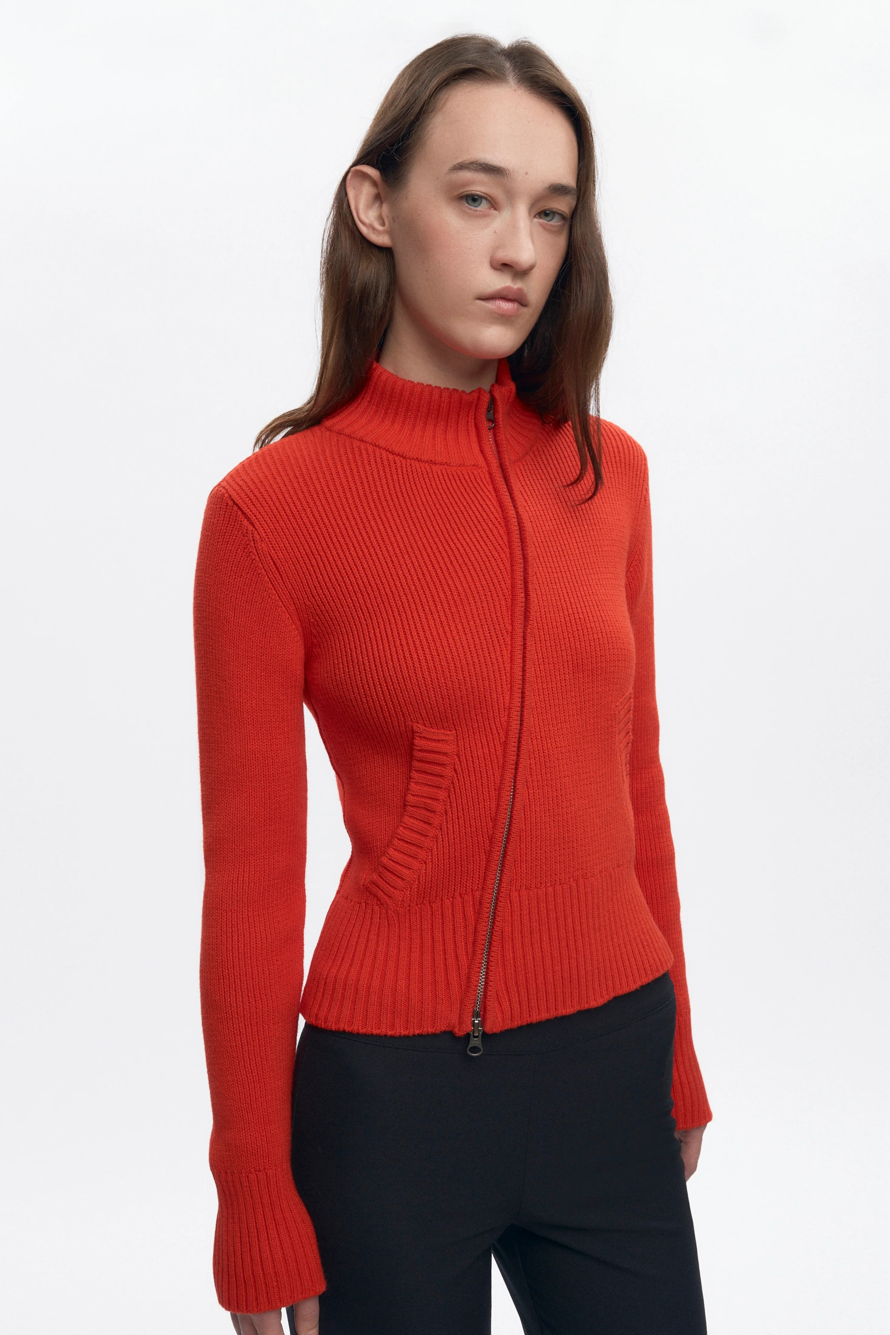 Women's Asymmetric Zip Sweater | Kotn