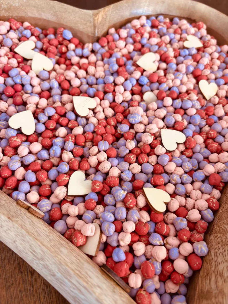 Love Bug Sensory Play Kit | Valentine Sensory Bin Filler | Montessori Valentine | Wooden Number C... | Etsy (US)