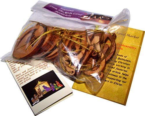 Holy Land Market Wooden Ornaments - Mix (5.5-7.6 cm or 2-3") | Amazon (US)