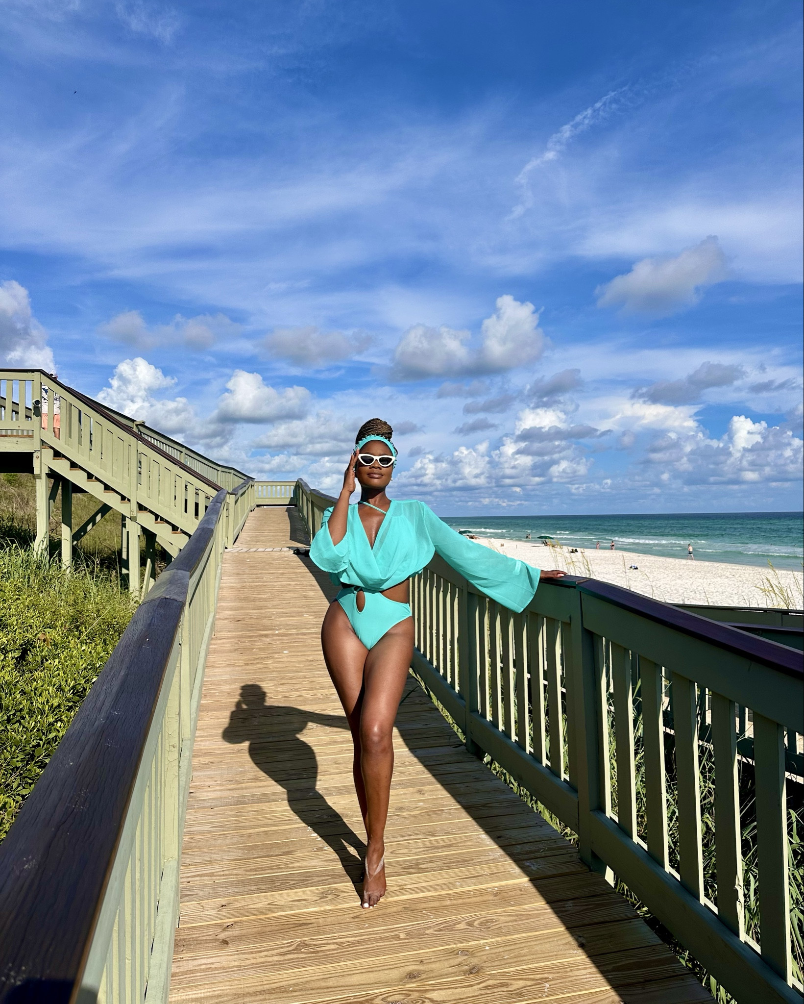 Not a cloud in my vibe. Just sun, sea, and a little slay on the side 😎🏝️

_

beachwear, luxury swim, summer fashion, coastal vibes, vacation style, black girl luxury, beach outfit inspo, ocean escape, stylish travel, content creator resort wear vacation swimsuit 
Travel  

#LTKSeasonal #LTKTravel #LTKSwim