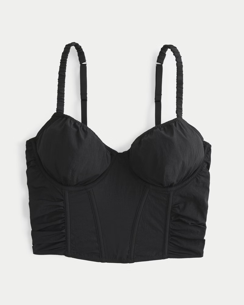 Gilly Hicks Ruched Nylon Bustier | Hollister (US)