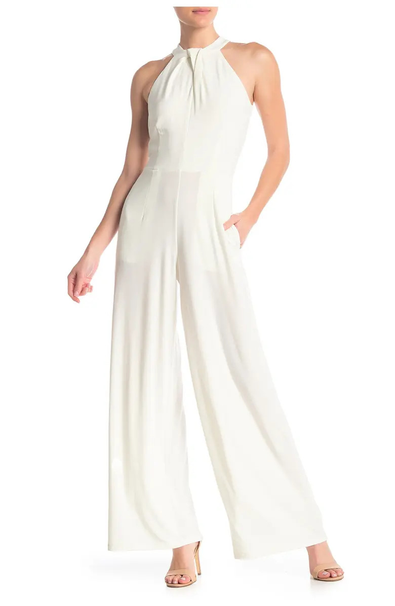Twist Halter ITY Knit Jumpsuit | Nordstrom Rack
