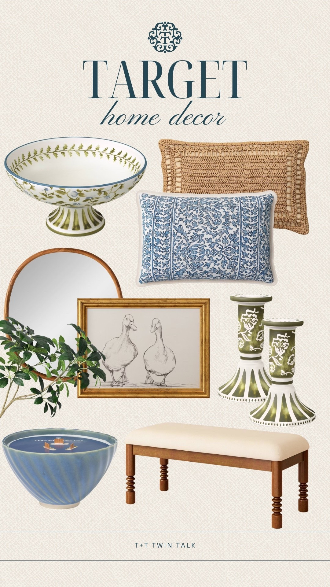 Target home decor must-haves! We are loving the throw pillows, bench, and decorative candle sticks! All pieces we are adding to our cart 🛒

#LTKHome #LTKSeasonal #LTKdayinmylife