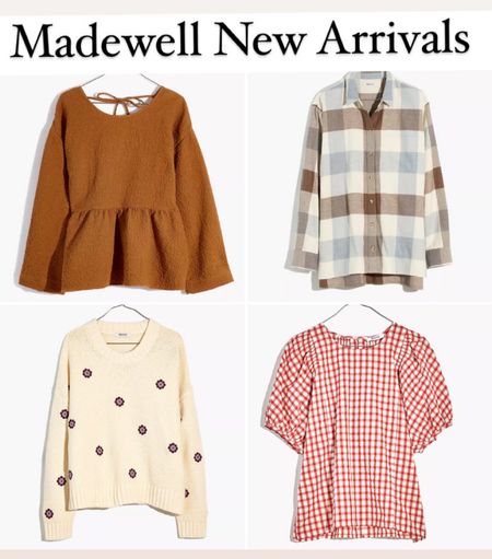 Madewell new fall arrivals! 

#LTKsalealert #LTKSeasonal #LTKSale