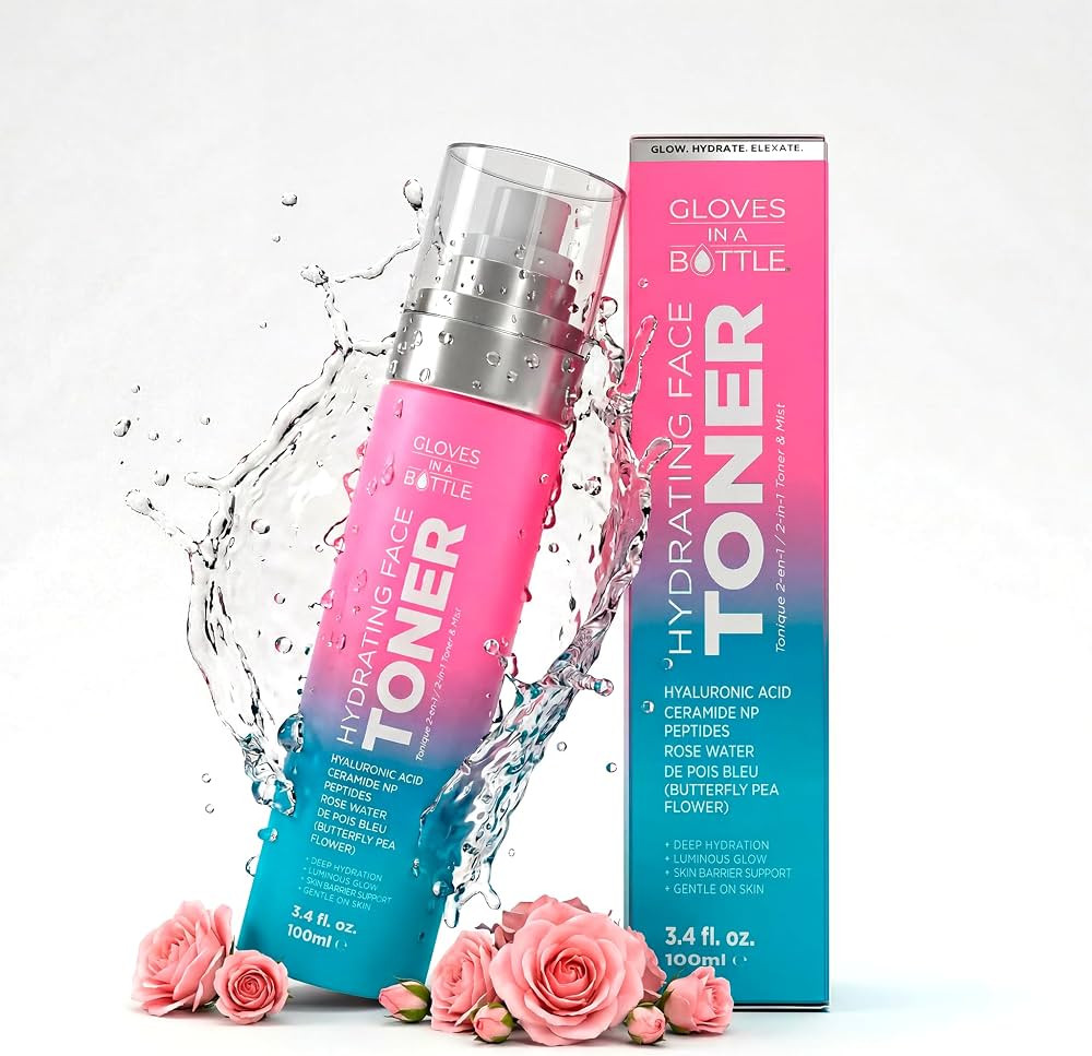 Gloves In A Bottle Hydrating Toner & Mist Spray \u2013 Hydrating Soothing Spray for Redness, Deep... | Amazon (US)