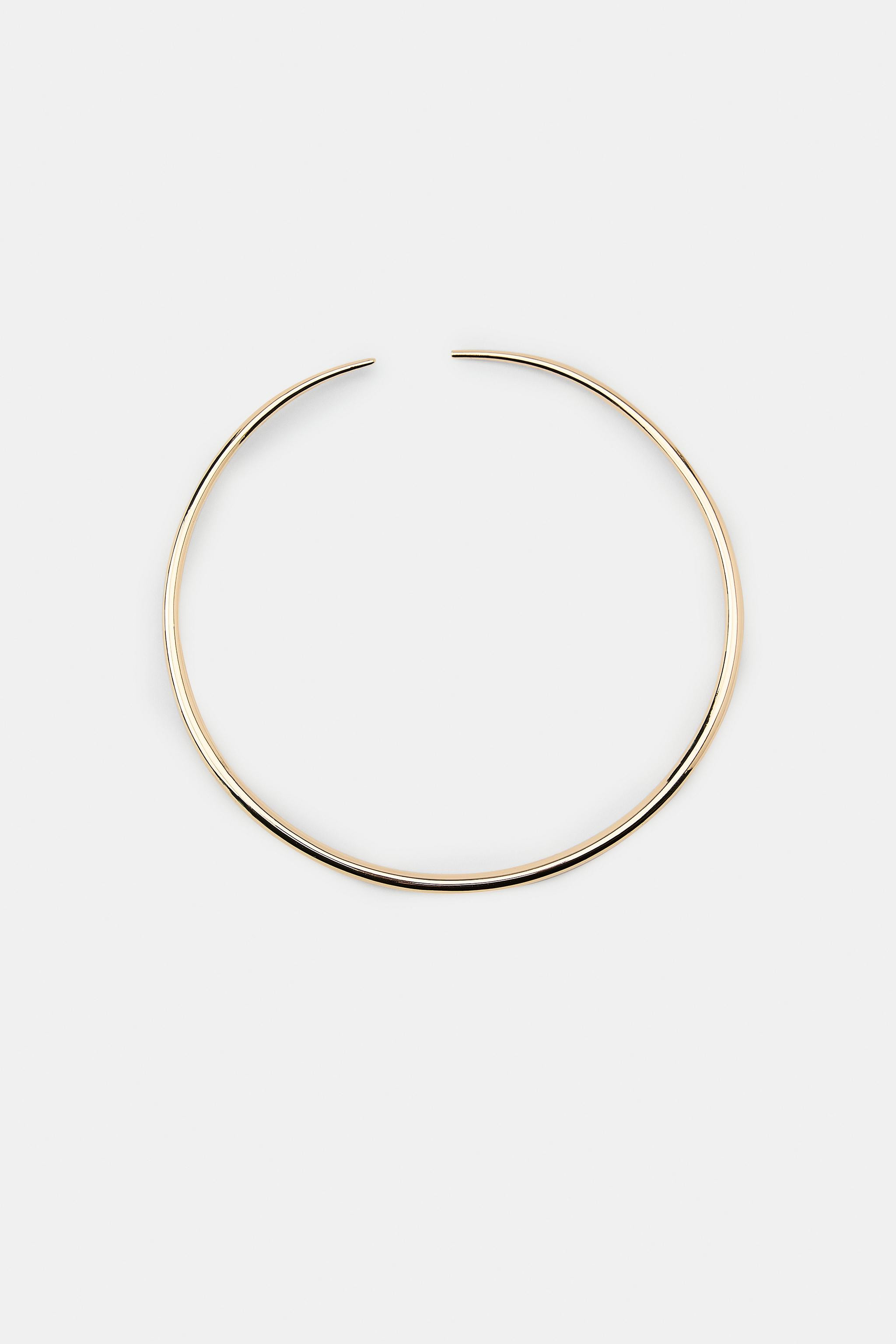 METALLIC CHOKER NECKLACE | Zara US