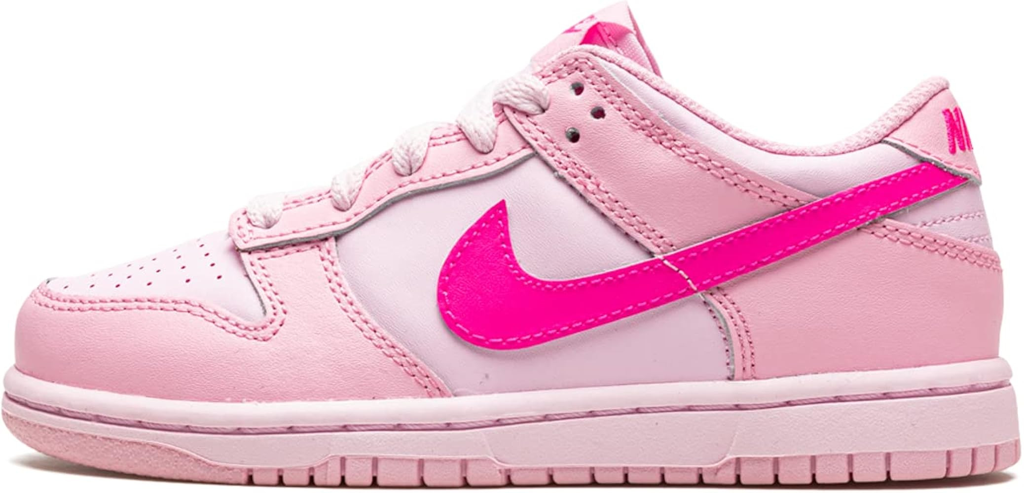 Nike Preschool Dunk Low PS DH9756 600 Triple Pink - Size 3Y | Amazon (US)