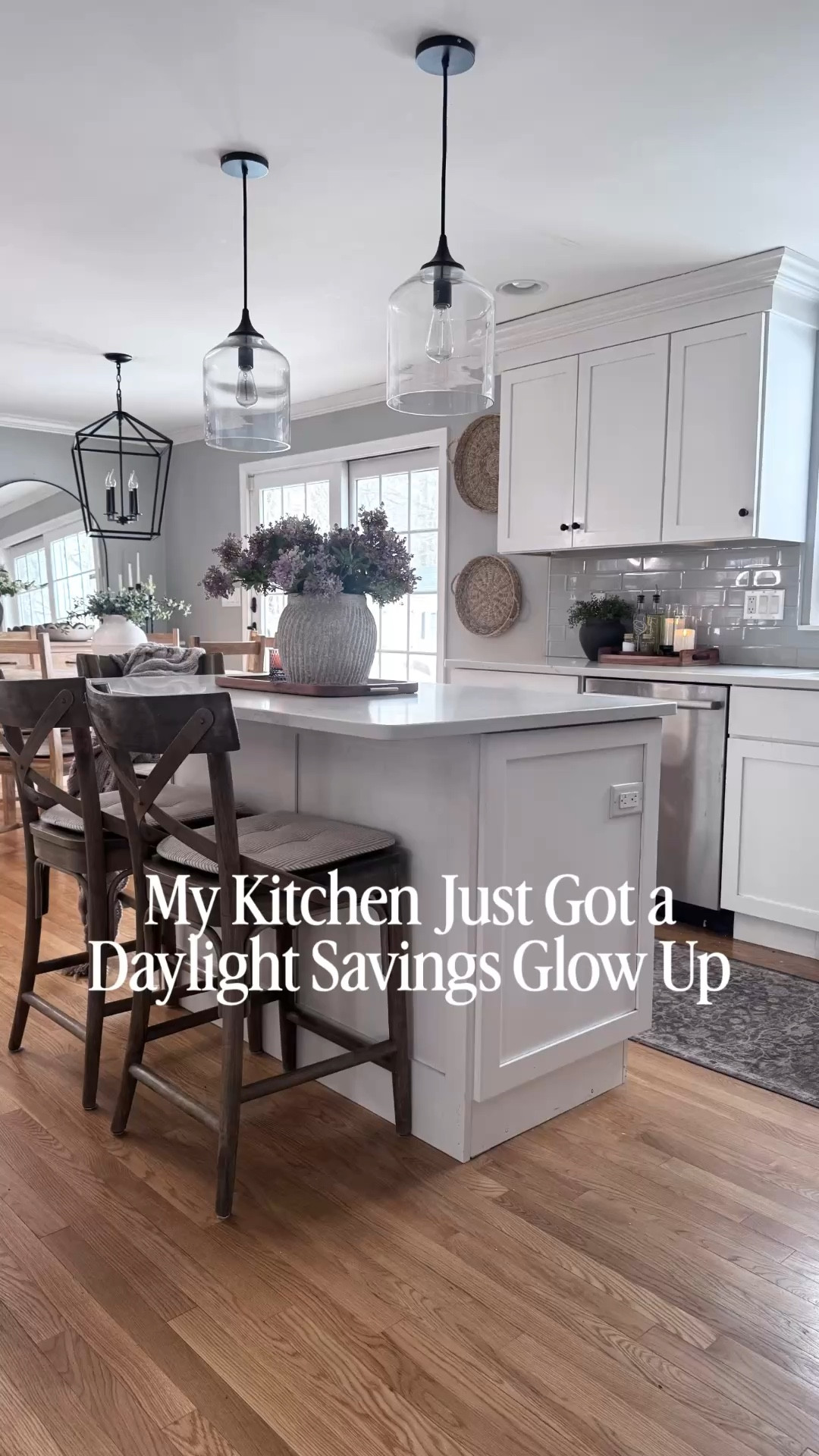 An extra hour of daylight somehow makes my kitchen look just a little brighter, just a little cleaner, and just a little happier. It’s amazing with that extra hour of daylight can do. ☀️🤍

🔗🛒For links to all my kitchen decor, comment SHOP and I will be DM it all right to you. But be sure to give a follow first, or else IG will block my DM. 

#kitchen #kitchendecor #kitchendesign #whitekitchenlove #homedecor 

#LTKHome #LTKSeasonal