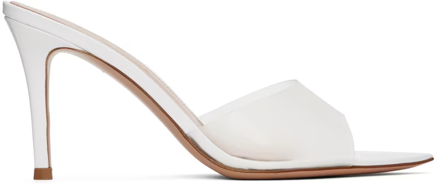 White Elle 85 Mules | SSENSE