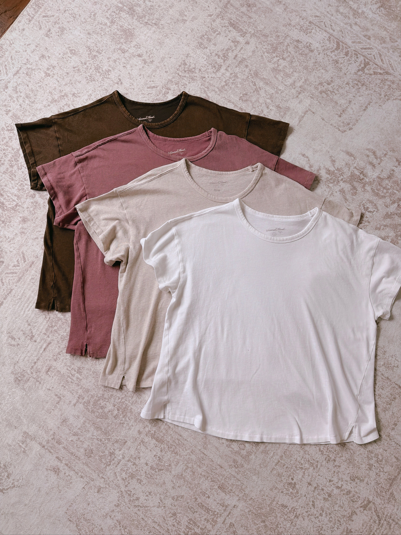 wearing a large in these tees 

 #LTKSeasonal #LTKMidsize