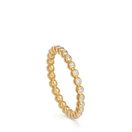 Gold Stilla White Sapphire Eternity Ring | Astley Clarke Ltd (Global)
