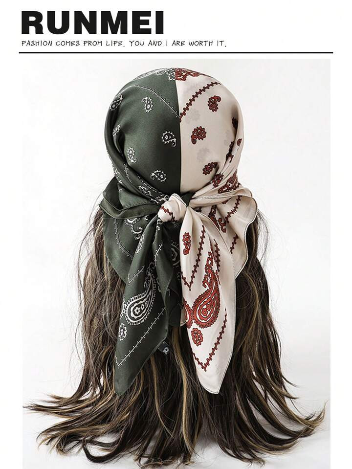 1pc Women Paisley Pattern Fashion Bandana For Daily Life Bandana,Hair Band,Head Band Ideal For Dr... | SHEIN
