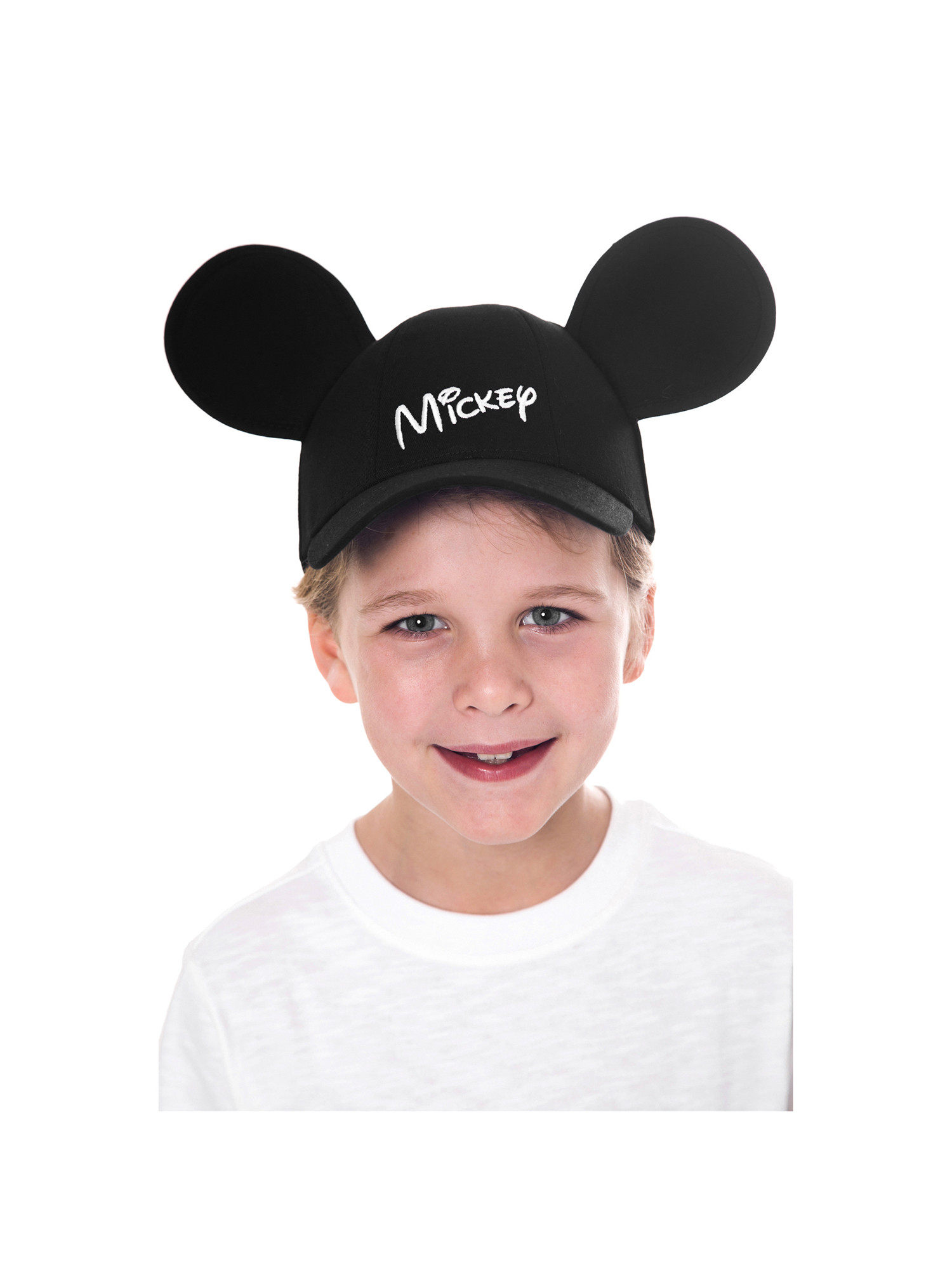 Disney Mickey Mouse Black Baseball Hat with Ears Boys (Boys) - Walmart.com | Walmart (US)