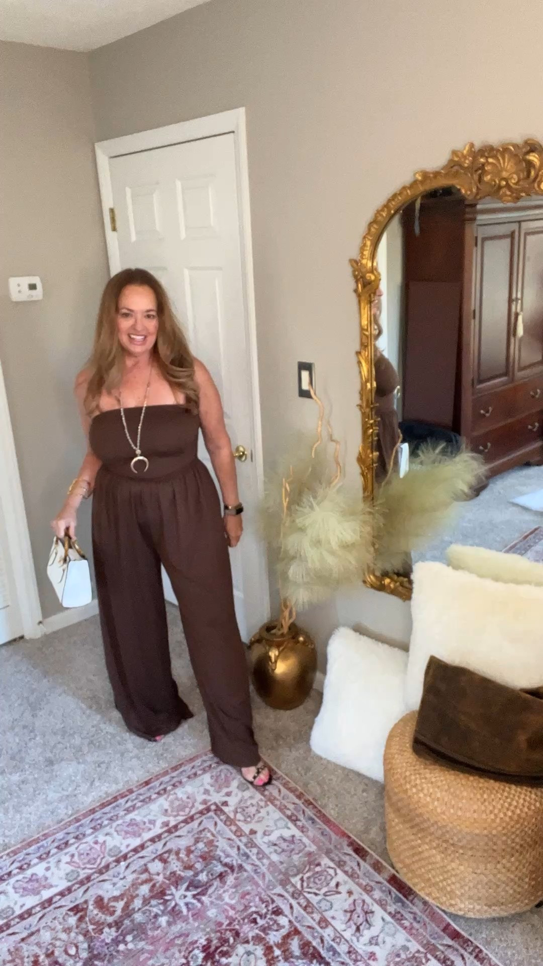 Easy strapless knit jumpsuit with flattering yolk design and wide legs. Perfect for spring/Summer and great piece for traveling .

#LTKootd #LTKTravel #LTKgrwm