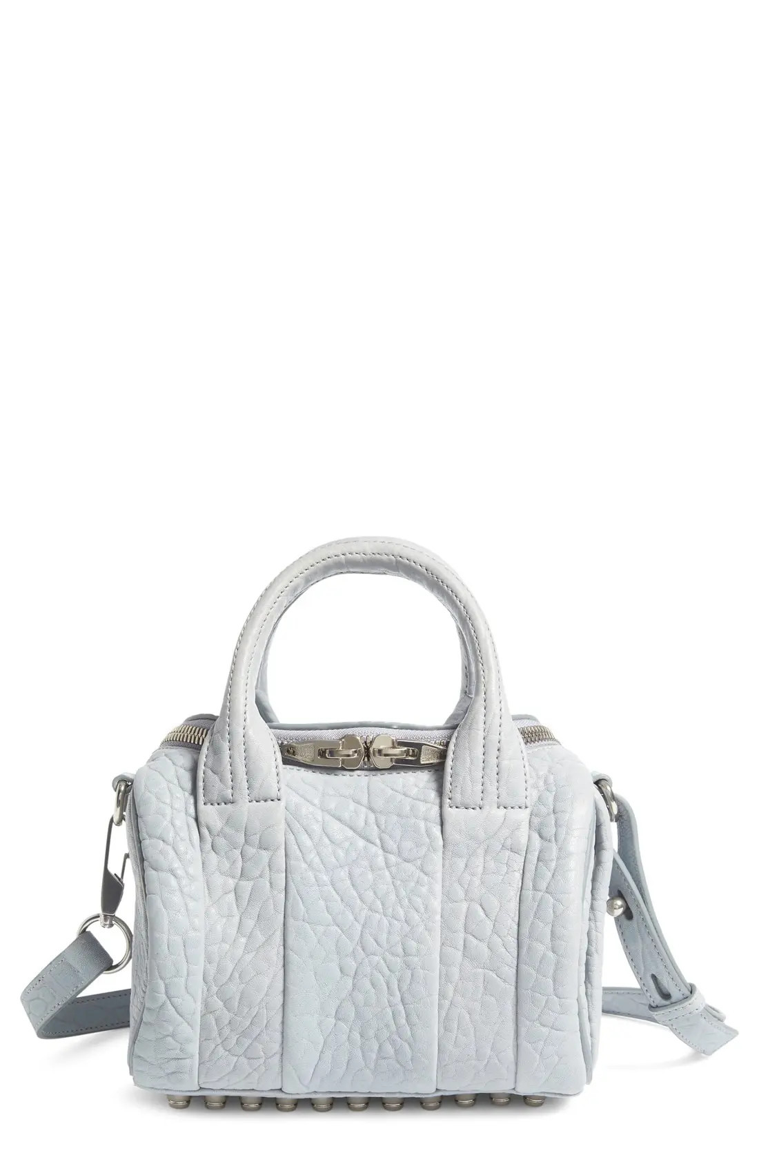 Mini Rockie Pebbled Leather Crossbody Satchel | Nordstrom