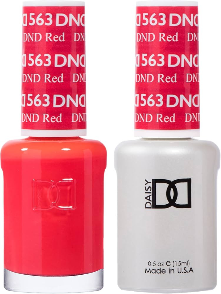 DND Gel Polish Set, Red Collection, UV/LED GelPolish and Air Dry Nail Lacquer, Matching Chip-Free... | Amazon (US)