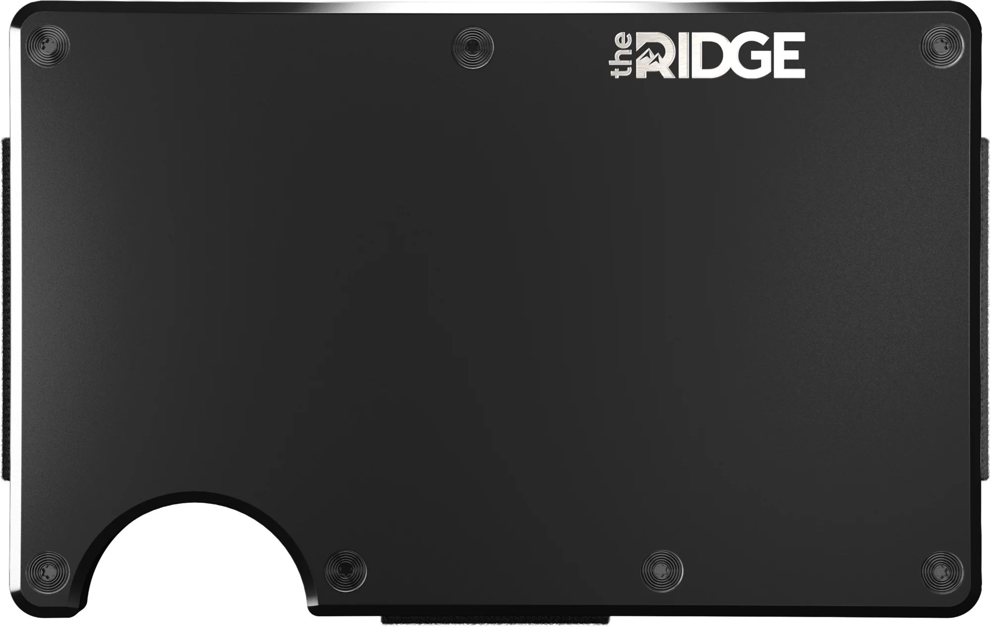 Ridge Wallet Aluminum Wallet with Cash Strap, Black | Public Lands