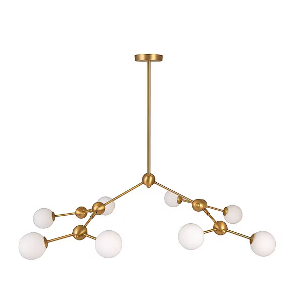 8-Light Sputnik Sphere Chandelier Gold - 3R Studios | Target