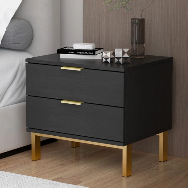 Solid + Manufactured Wood Nightstand | Wayfair North America