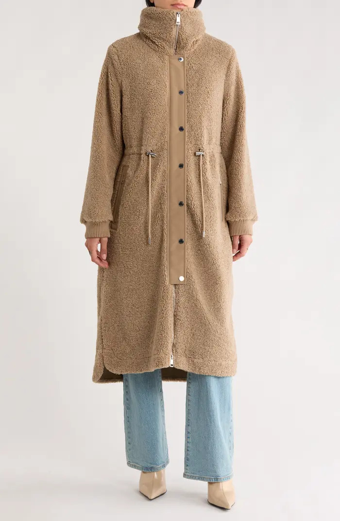 Michael Kors Faux Shearling Anorak Jacket | Nordstromrack | Nordstrom Rack