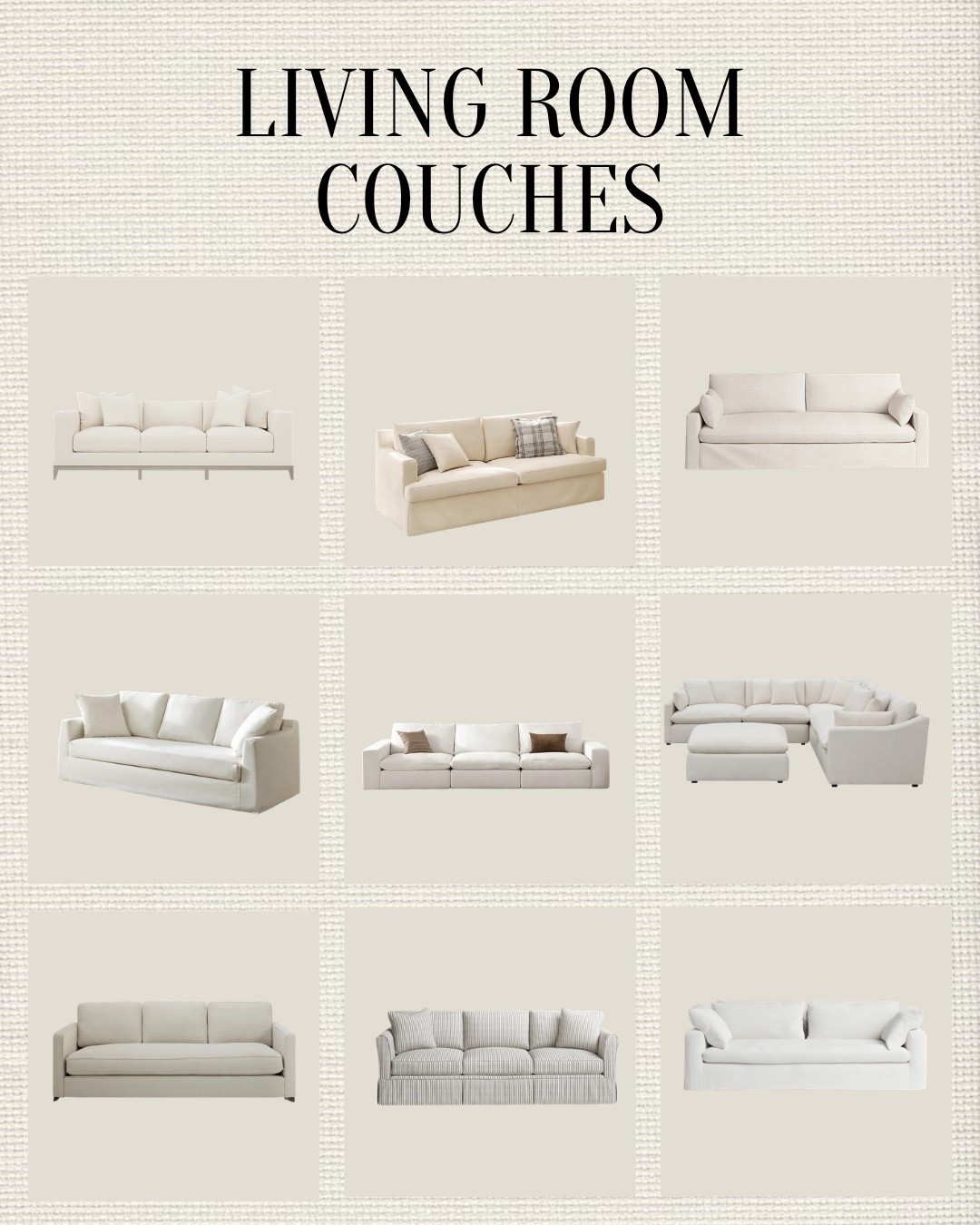 Couches!