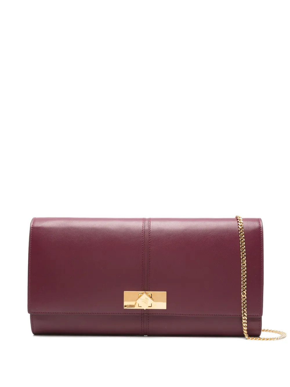 Giuseppe Zanotti leather clutch bag - Red | Farfetch Global