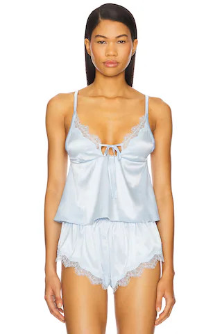 KAT THE LABEL Sorrento Camisole in Ice from Revolve.com | Revolve Clothing (Global)