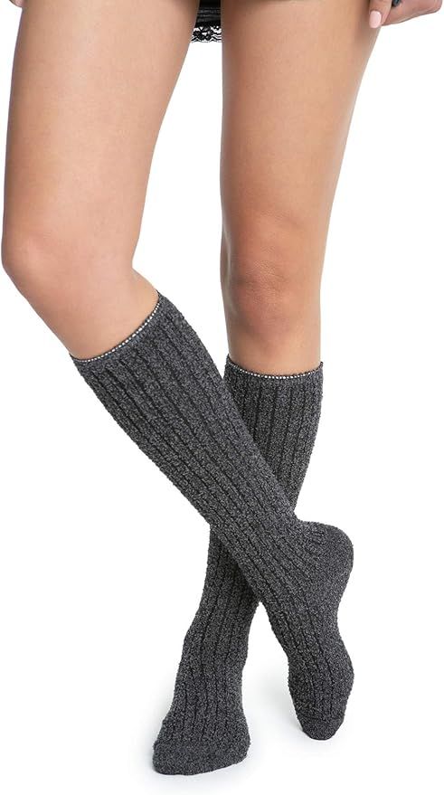 Barefoot Dreams Cozychic Women's Ribbed Socks | Amazon (US)