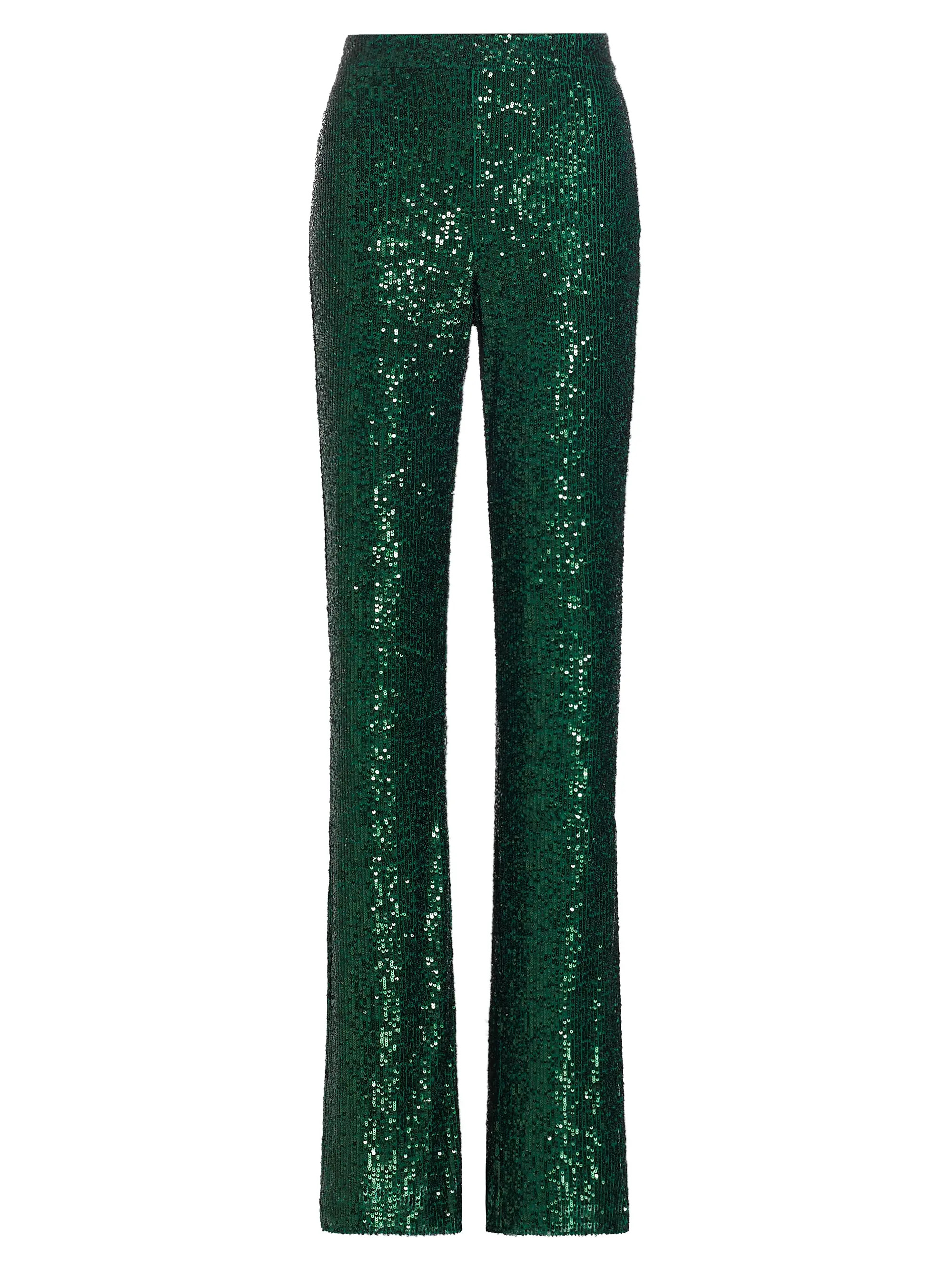Shop Badgley Mischka Sequined Boot-Leg Pants | Saks Fifth Avenue | Saks Fifth Avenue
