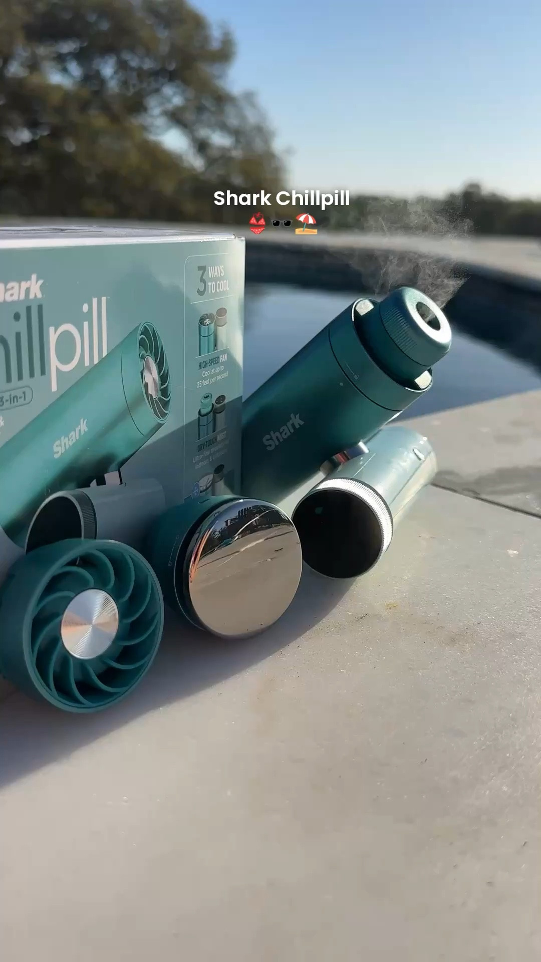 I’m calling it now, this year it’s a chill girl summer.
⛱️
The NEW Shark Chillpill comes in tons of cute colors and has three functions. It’s has options for use as a powerful personal fan, dry touch mist or Instachill  plate for immediate heat relief.
👙
The Chill Pill is perfect for the beach poolside or your kids sports and activities this spring and summer.


#LTKTravel #LTKmomlife #LTKSwim